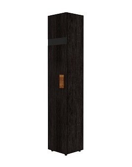 Шкаф для белья 2 Венге Hyper (левый) Глазов-мебель