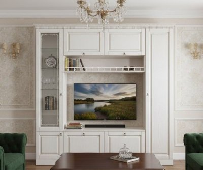 Гостиная Вероника-8 бодега светлый/ясень патина