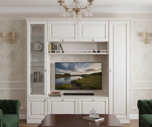 Гостиная Вероника-8 бодега светлый/ясень патина