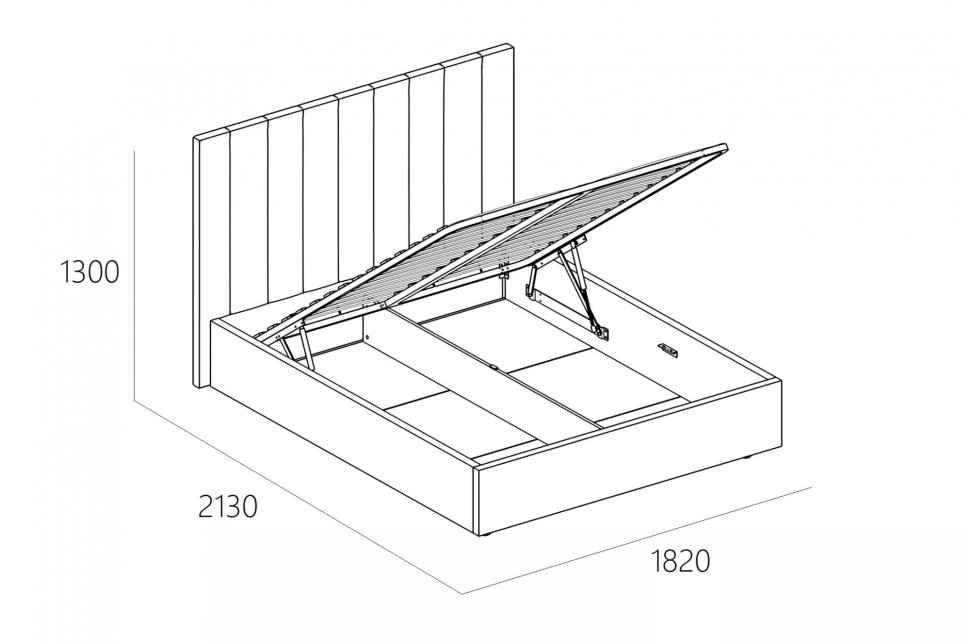 Кровать Ingrid 1600 модель 312 Анри 13