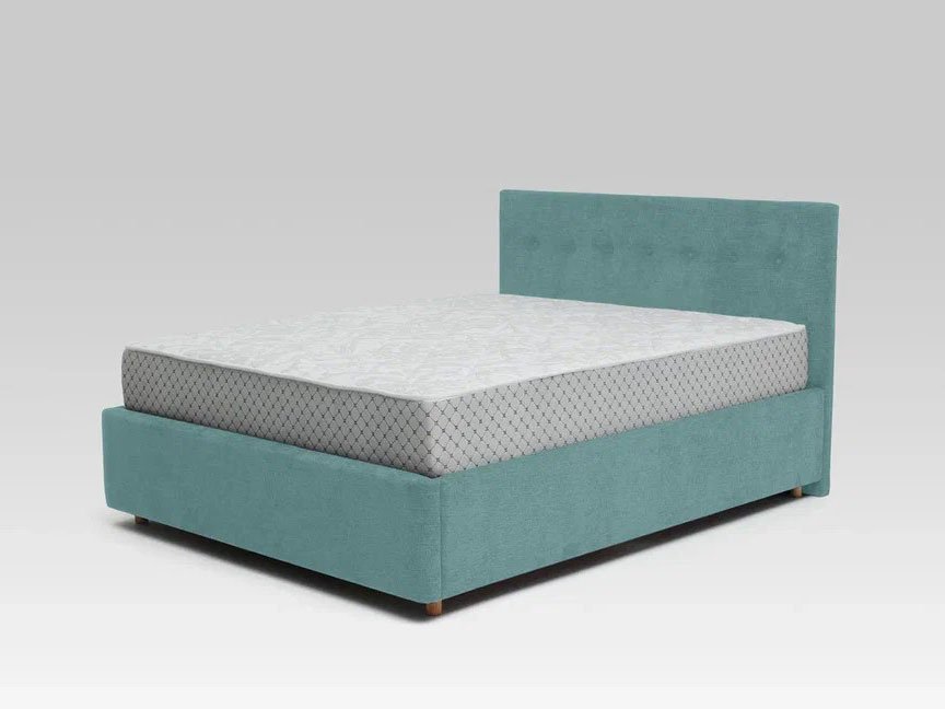 Кровать Nova 1400 с основанием / бирюза №21
