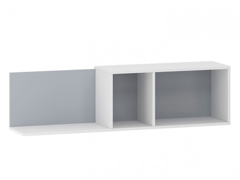 Детская Морти 1 Дуб Бунратти/белый/серый