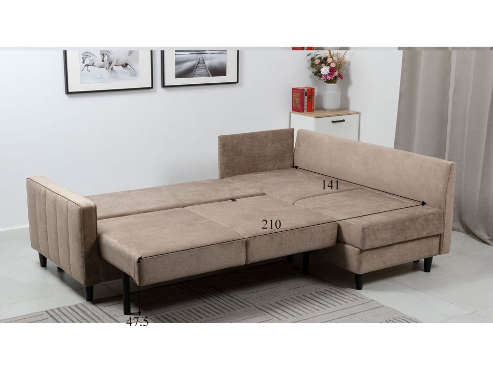 Арно диван-кровать угловой арт. ТД 565