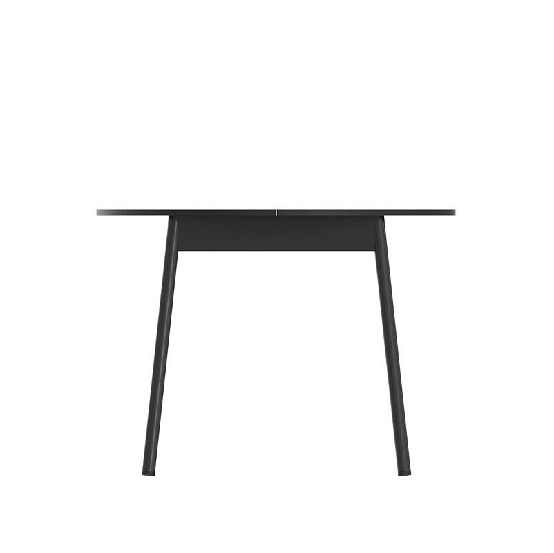 Стол раздвижной Цент (Мебель-Трейд) Мрамор черный