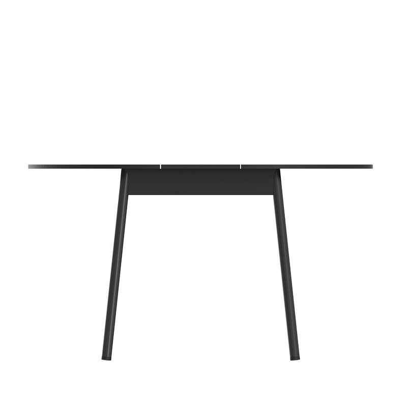 Стол раздвижной Цент (Мебель-Трейд) Мрамор черный