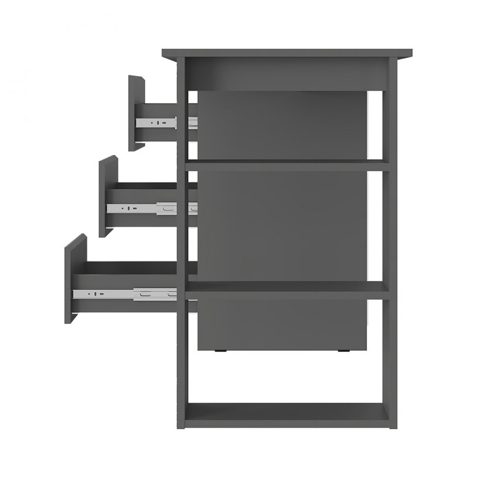 Письменный стол ПС-07 Симпл (БТС) Графит