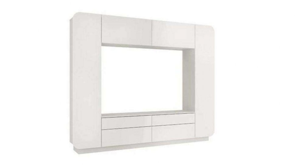 Стенка Лаванда-2 белый/белый глянец