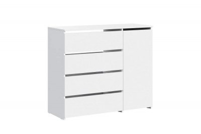 Комод "КМ 13" Белый текстурный