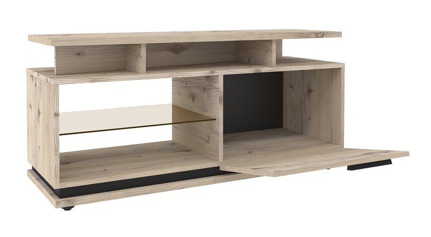 Тумба ТВ малая Nature 333 (Глазов) Гаскон пайн/Черный