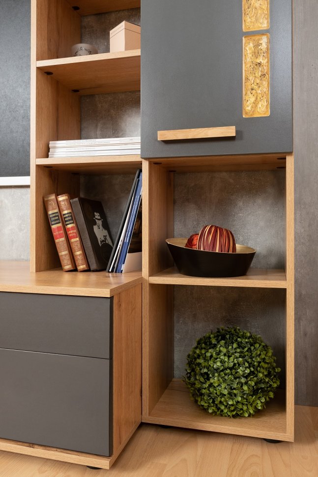 Шкаф-стеллаж с открытыми полками Crown 2 (Глазов)