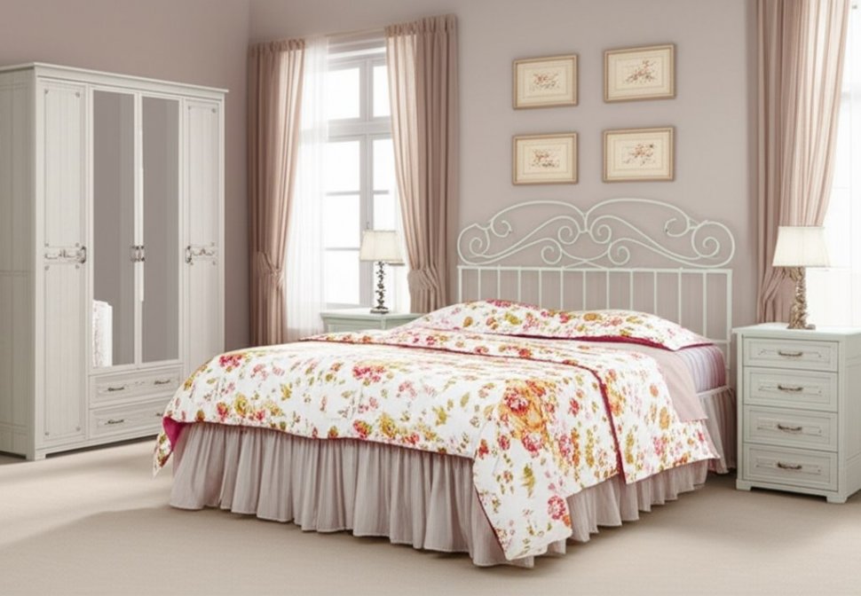 Шкаф четырехдверный с ящиками Арника 02 Афродита