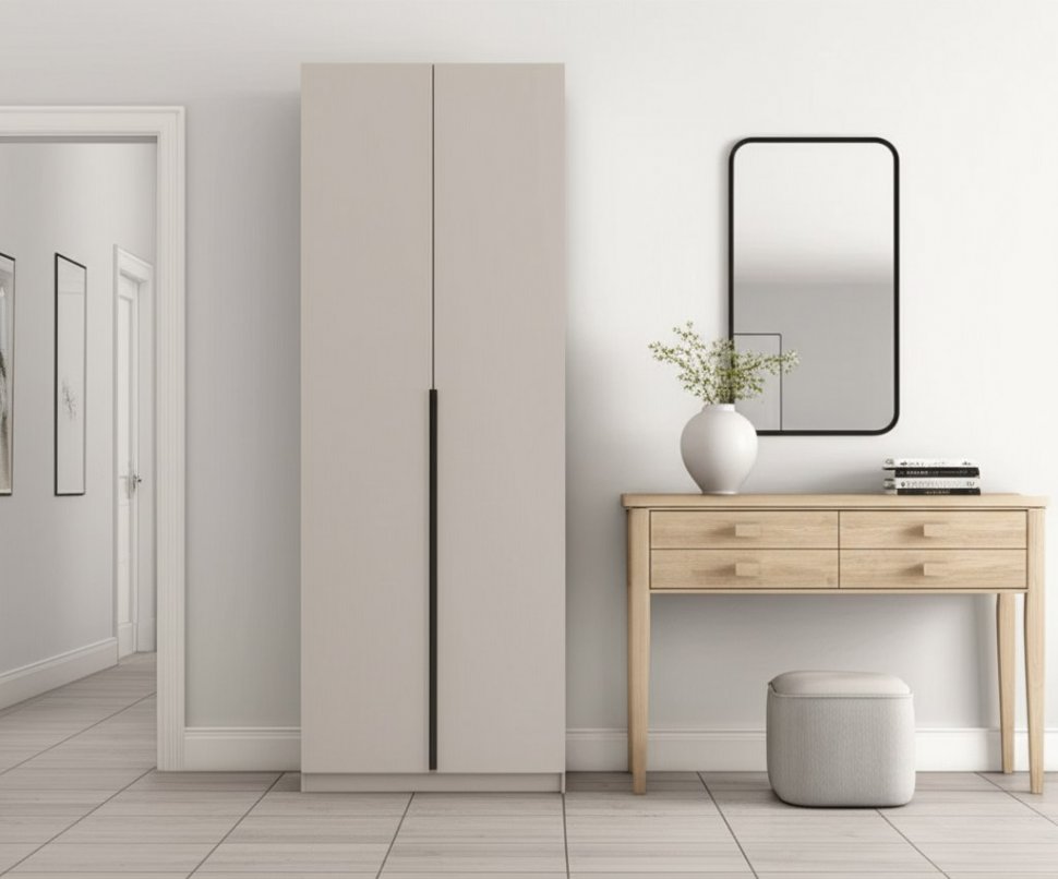 Шкаф распашной с наполнением (3 полки + штанга) ШК 5 (800), Меланж