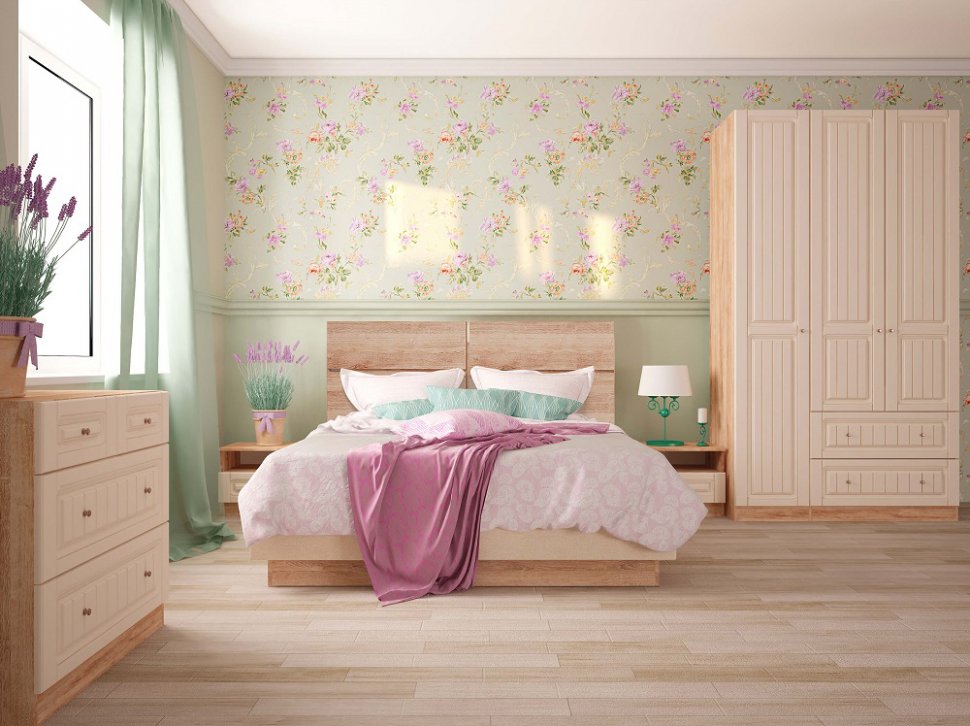 Кровать 140х200 с подъемным механизмом М15 Богуслава (Комфорт-S)