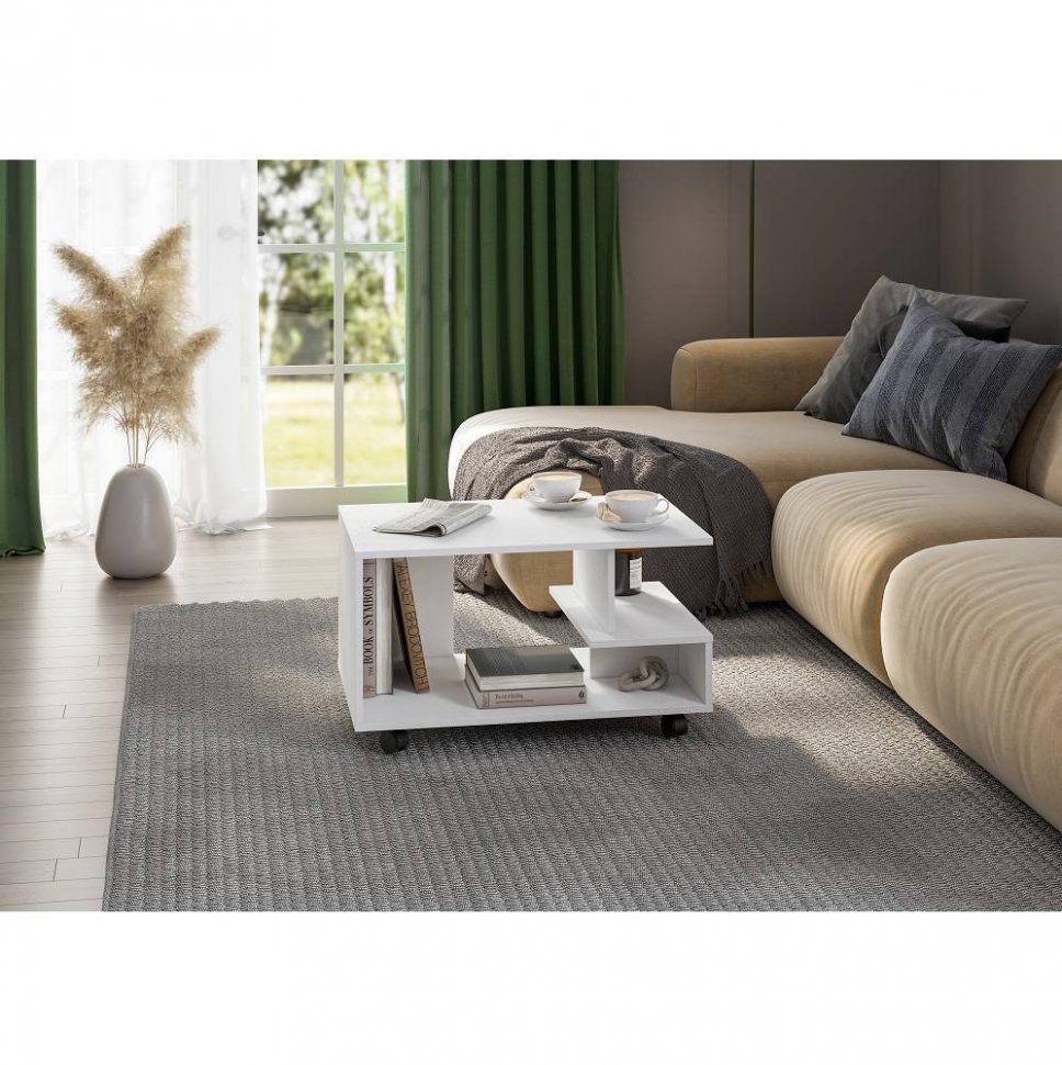 Стол журнальный СТЖ-002 Белый