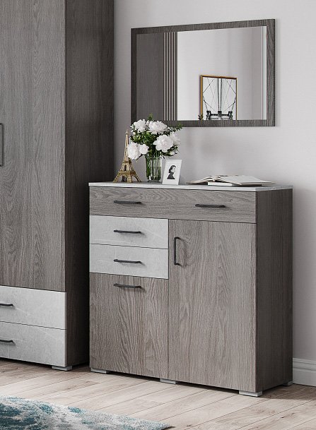 Комод-тумба Теана (ТЭКС) Ясень анкор темный