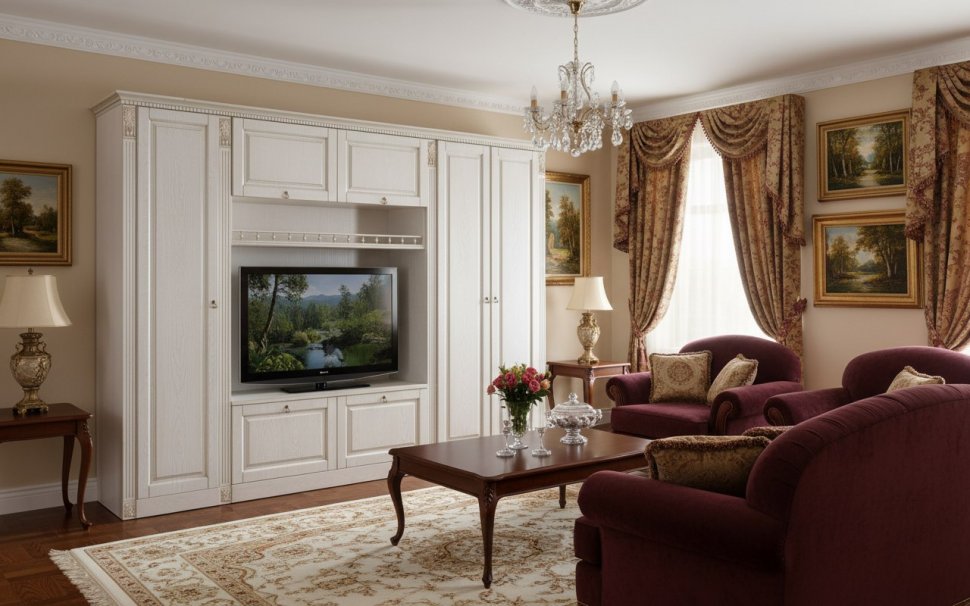 Гостиная Вероника-5 бодега светлый/ясень патина