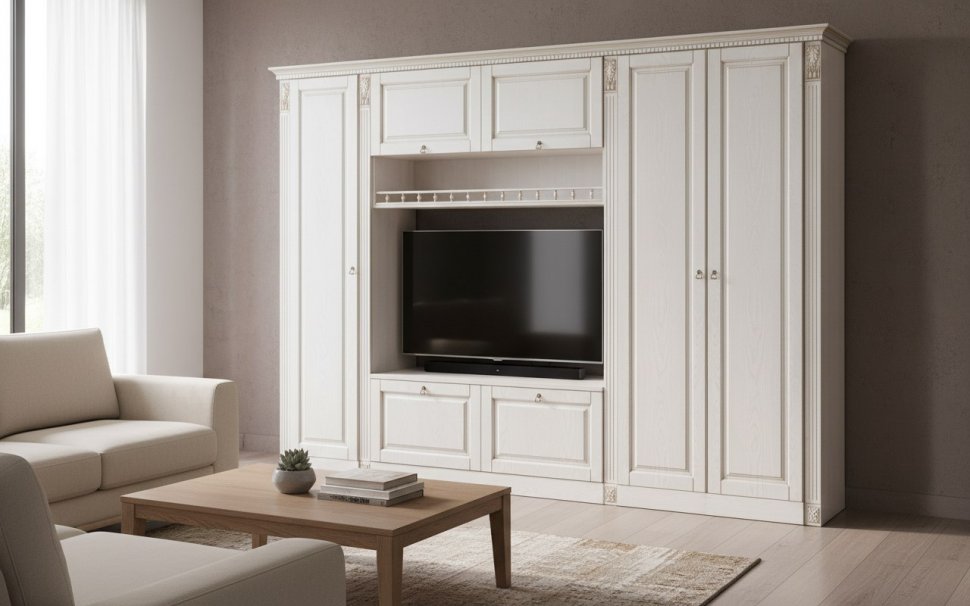 Гостиная Вероника-5 бодега светлый/ясень патина