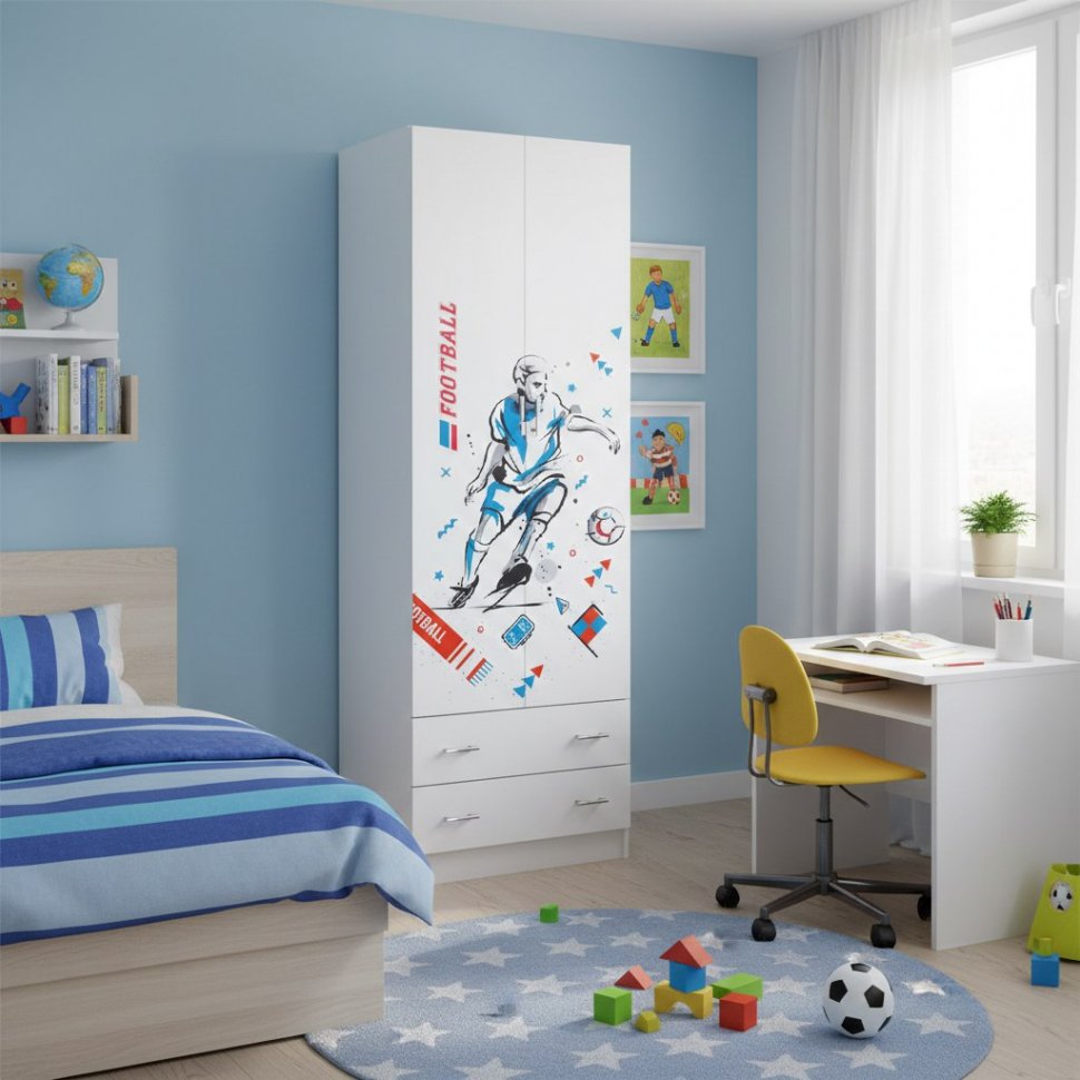 Шкаф Вега Boy, Белый