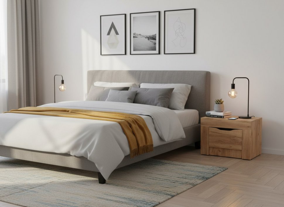 90.05 тумба прикроватная Флорида Дуб золотой / Венге