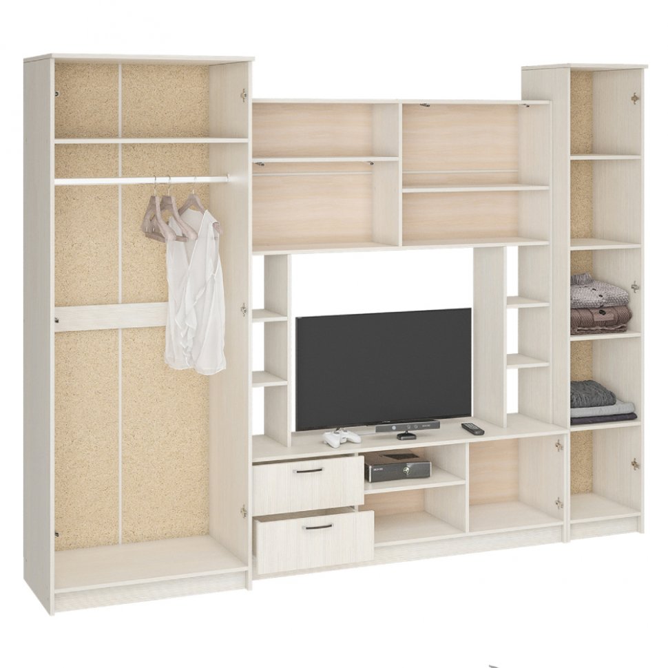 Стенка в гостиную Марта 11 (ЭРА) Сосна