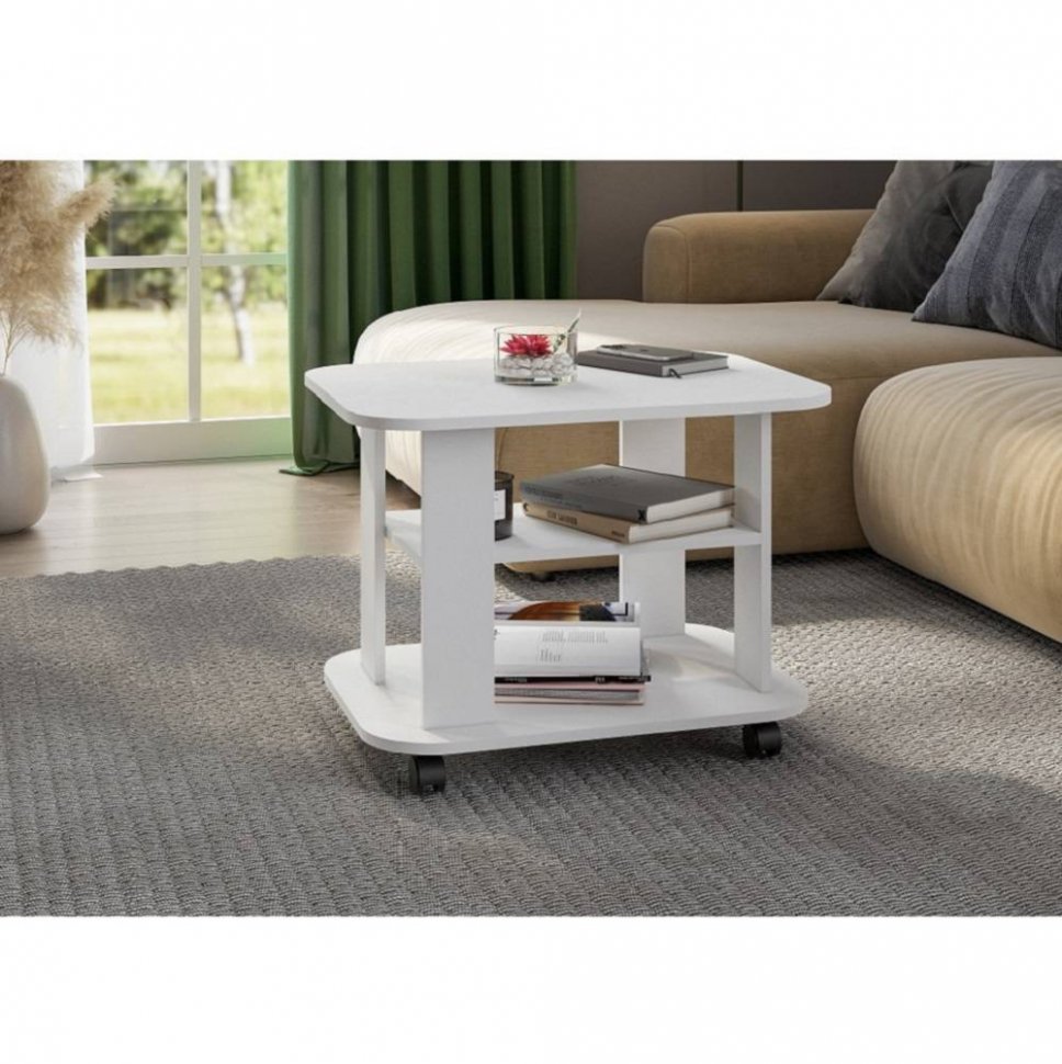 Стол журнальный СТЖ-003 Белый