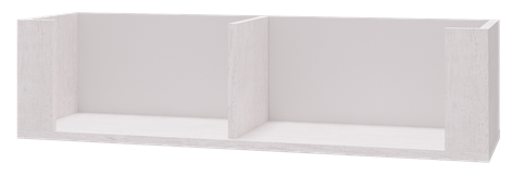 Полка навесная 10 Твист Ижмебель