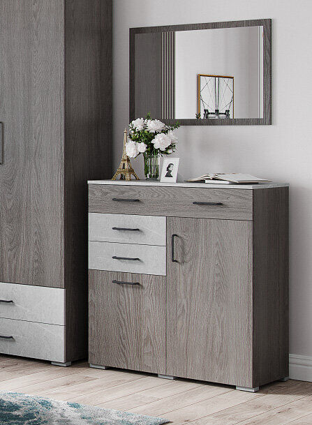 Зеркало Теана (ТЭКС) Ясень Анкор темный