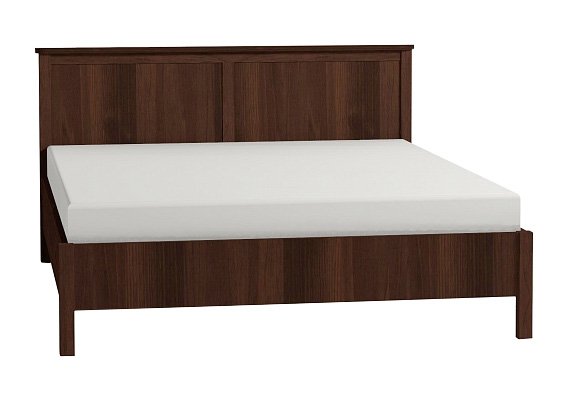 Кровать 140х200  Sherlock 43 Орех (Глазов) с основанием из дерева