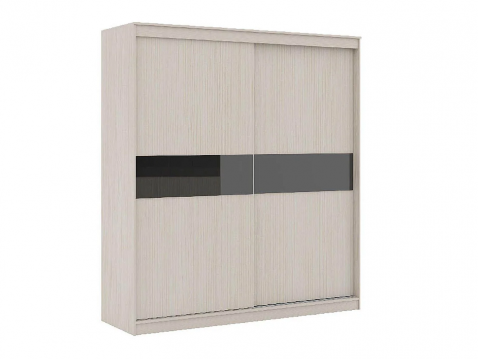 Сити 11-1 шкаф Белая Аляска / Черный