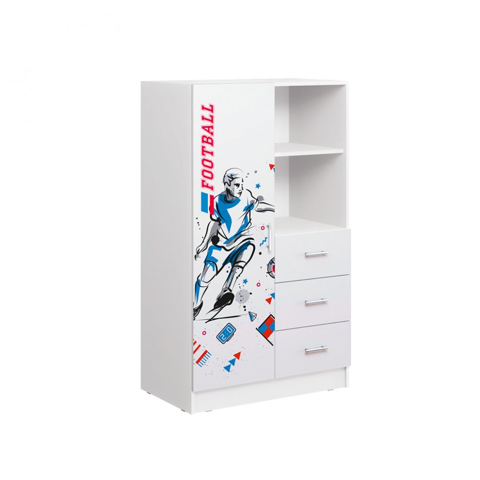 Шкаф комбинированный Boy, Белый