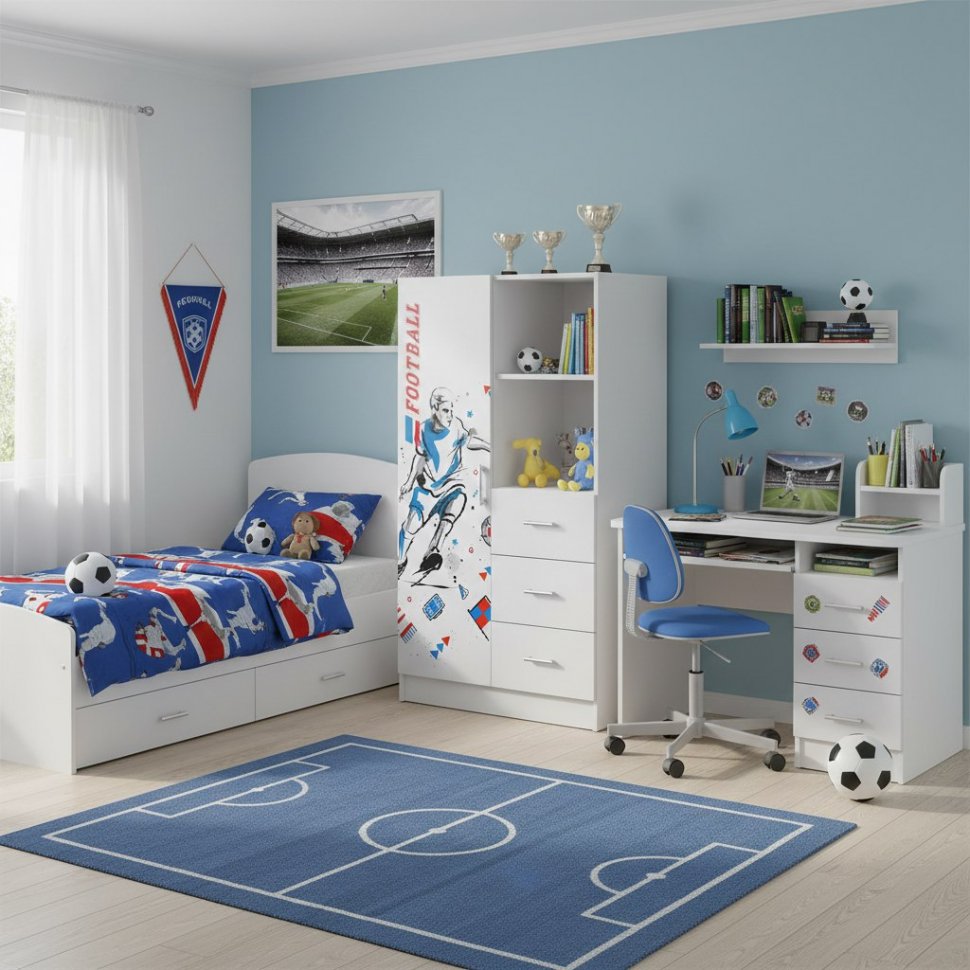 Шкаф комбинированный Boy, Белый