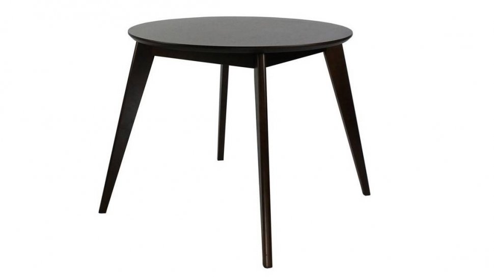 Стол Олсон Мини (Арника) 100 обеденный, круглый Грецкий орех