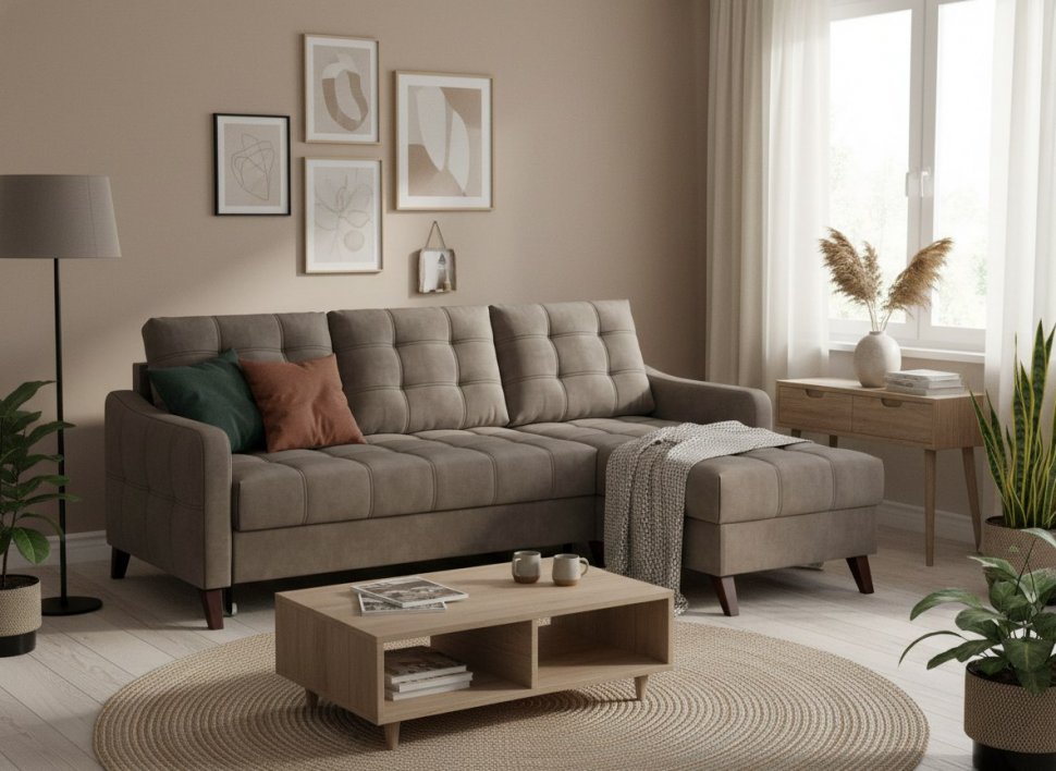 Диван угловой Римини-1 Вивальди 5