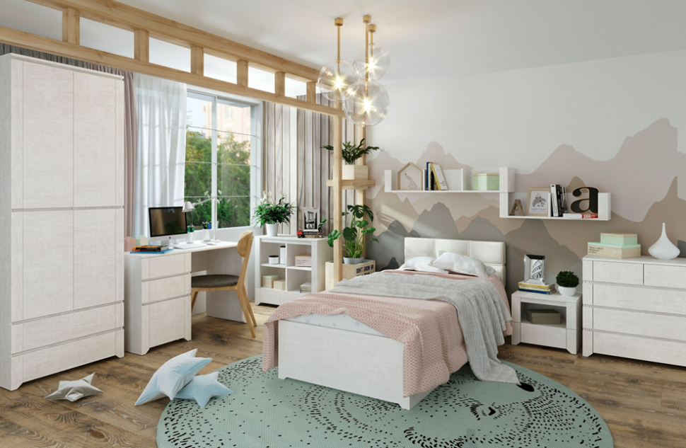 Полка навесная 09 Твист Ижмебель