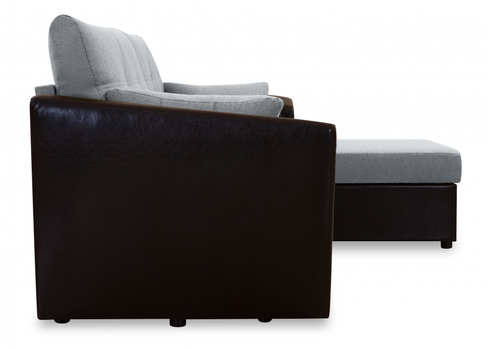 Диван угловой "дельфин" Амстердам (Серый)