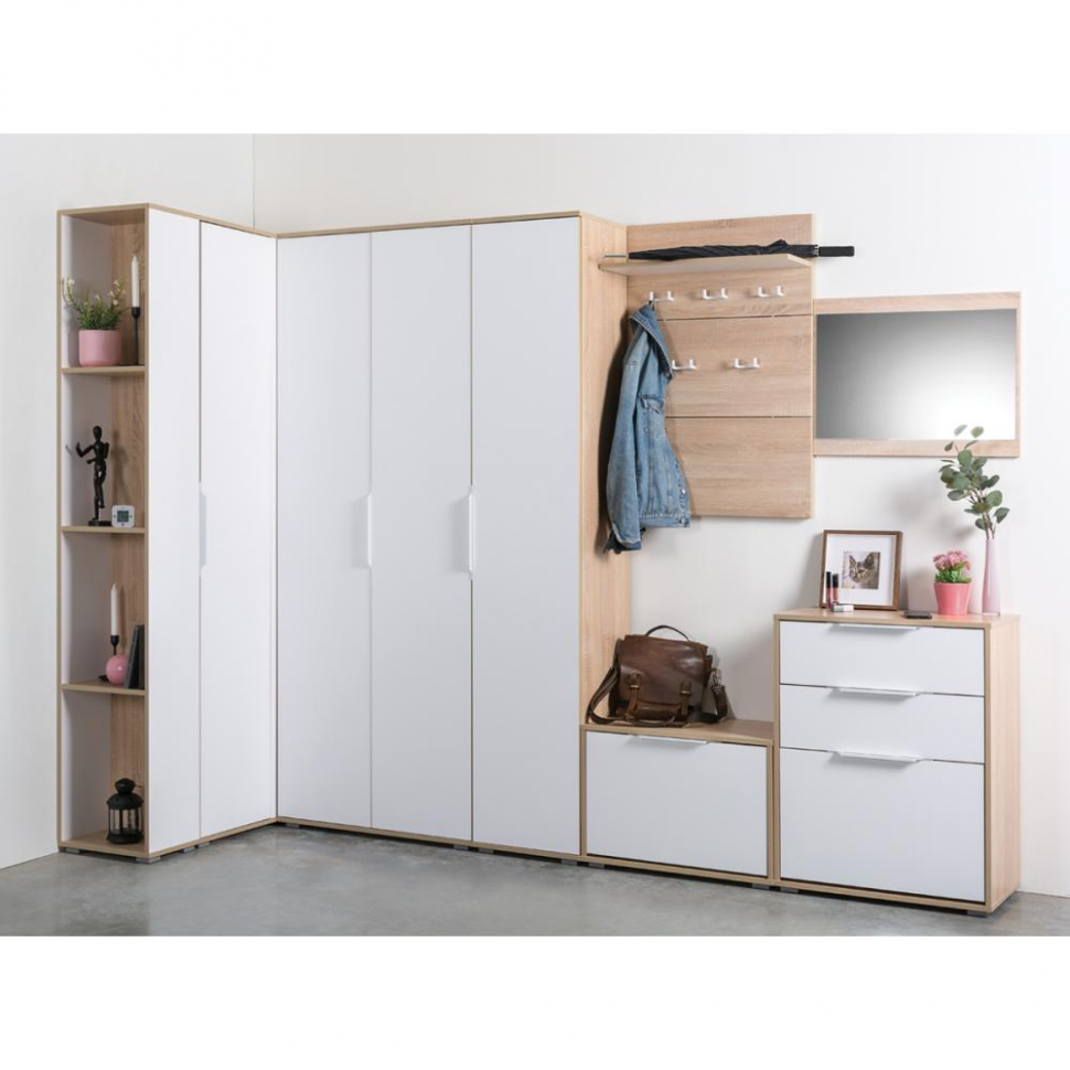 Куба Зеркало навесное дуб сонома