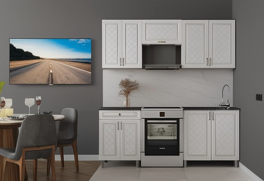 Кухня Версаль, 2 м с окапом