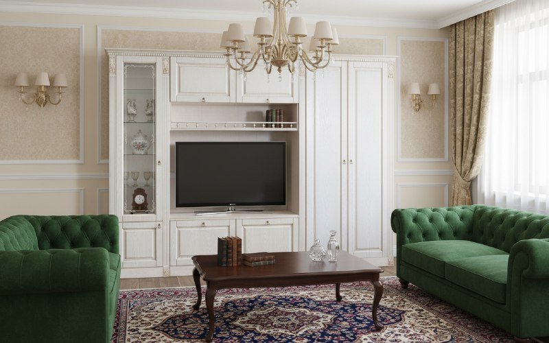 Гостиная Вероника-3 бодега светлый/ясень патина