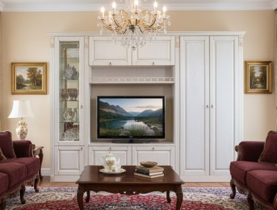 Гостиная Вероника-3 бодега светлый/ясень патина