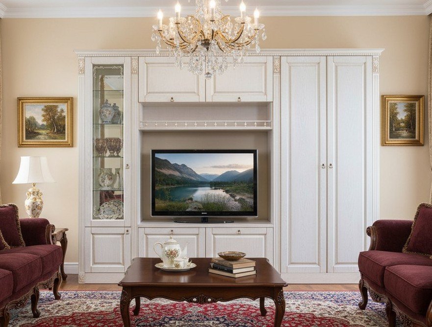 Гостиная Вероника-3 бодега светлый/ясень патина