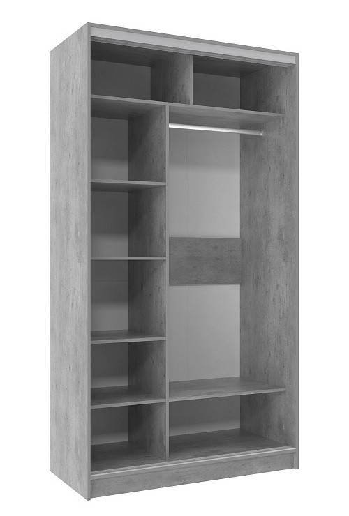 Шкаф-купе двухдверный 1200 Домашний Atelier светлый