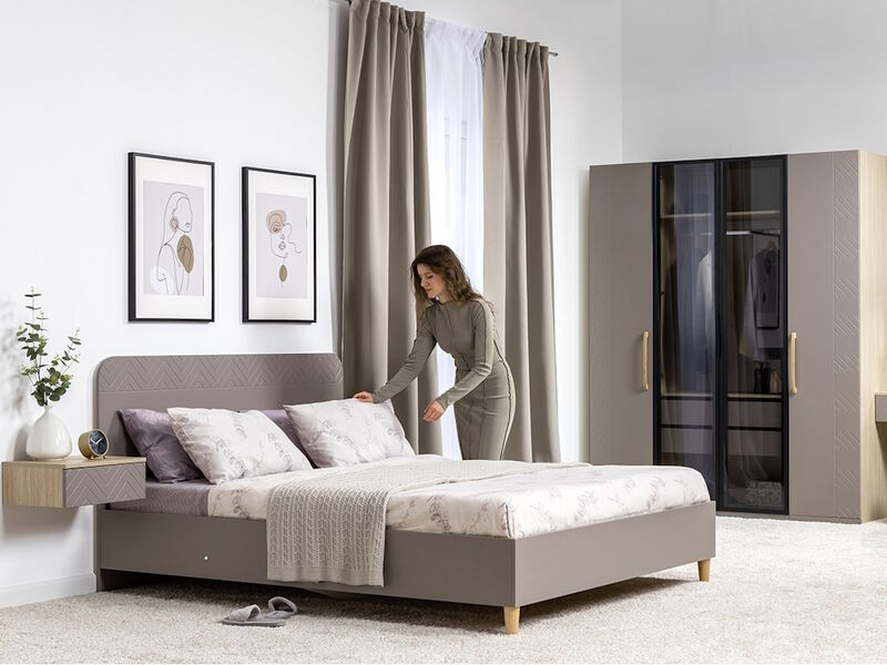 Амьен Кровать 11.44 Веллюто Капучино