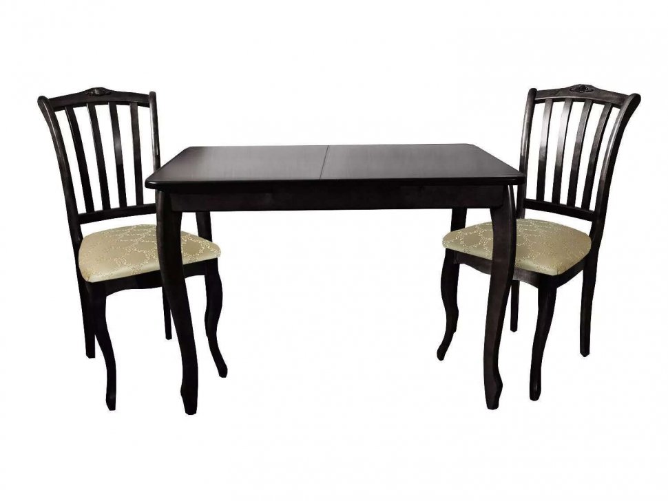 Обеденная группа СО-2/С-7А черный/бежевый