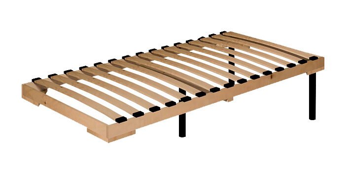 Кровать 90х200 Sherlock 45 Орех (Глазов) с основанием из дерева