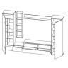 Loft - 20 стенка ТВА Бронзовый Век / Дуб Вотан