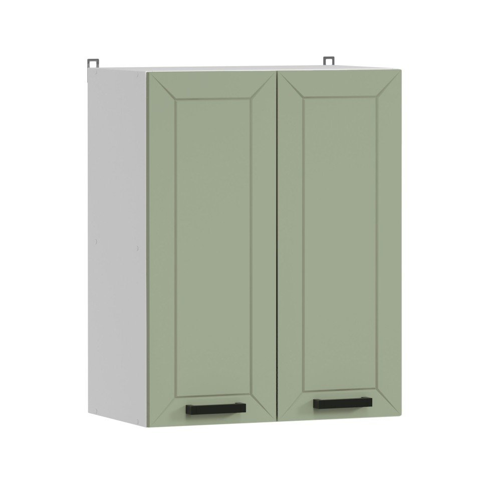 Кухня Аленушка 1,6м Лилия Фиcташка/Фисташка,скоба черный,черный