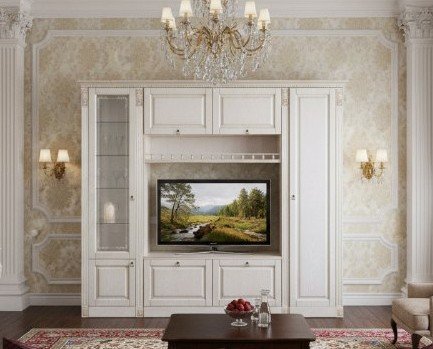 Гостиная Вероника-2 бодега светлый/ясень патина