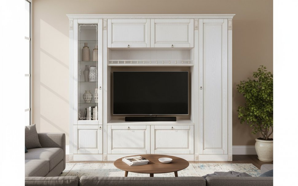 Гостиная Вероника-2 бодега светлый/ясень патина