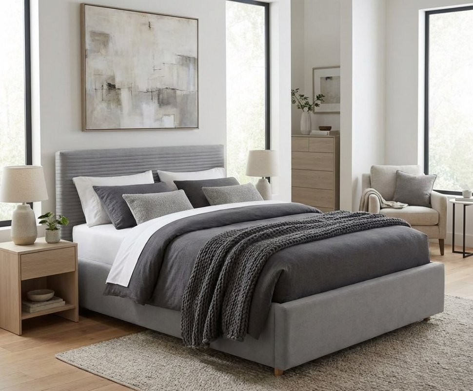 Кровать Event Loft 1800 с под. механизмом / серый №25