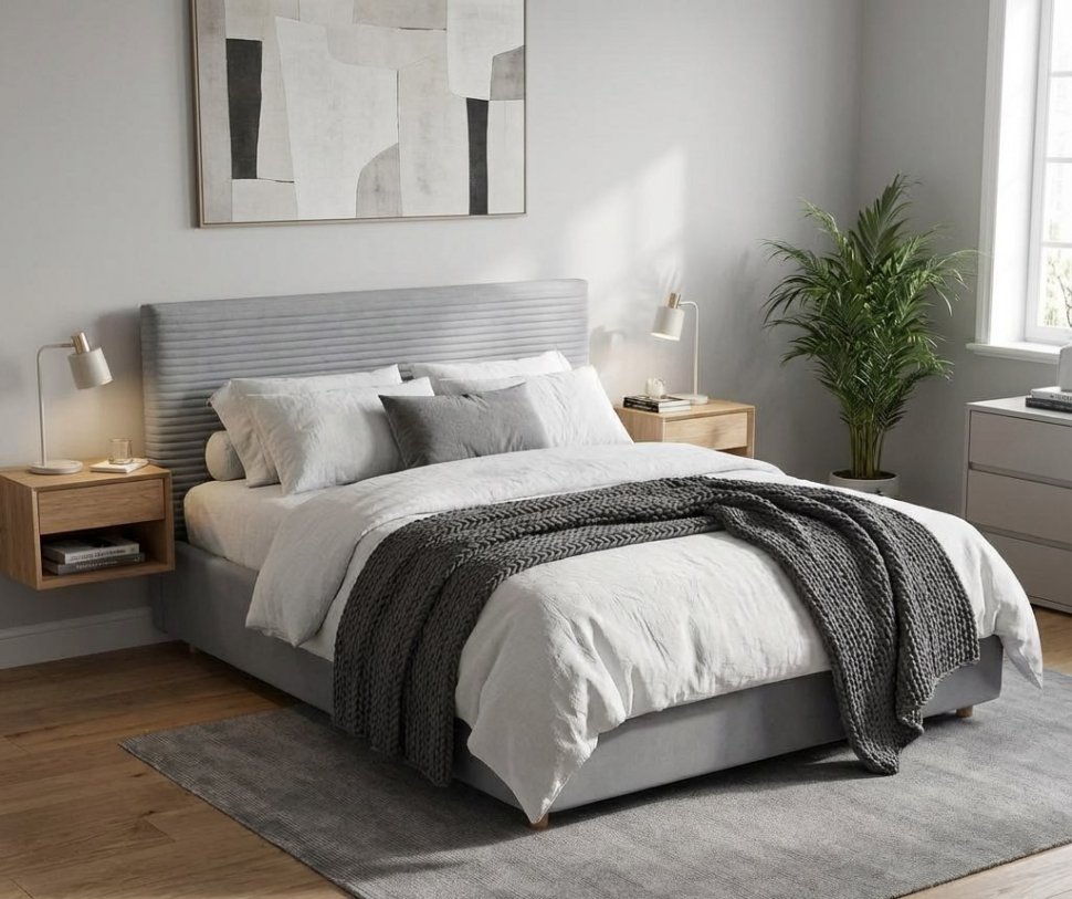 Кровать Event Loft 1800 с под. механизмом / серый №25